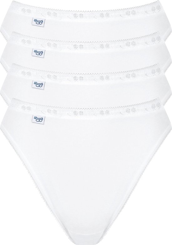 Sloggi Dames Basic+ Tai 4-Pack White WIT 44
