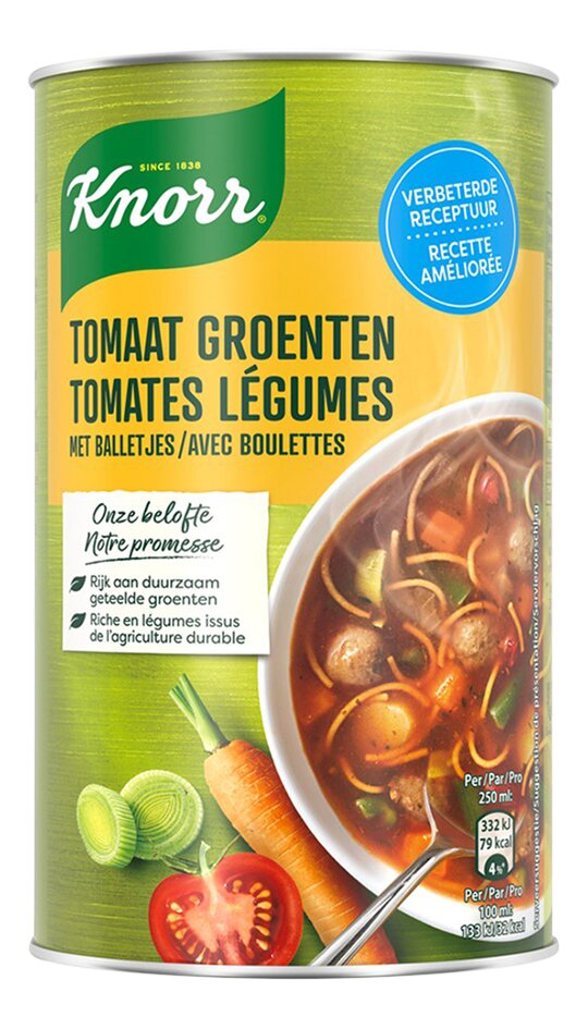 knorr soep tom.groenten balletjes 515ml