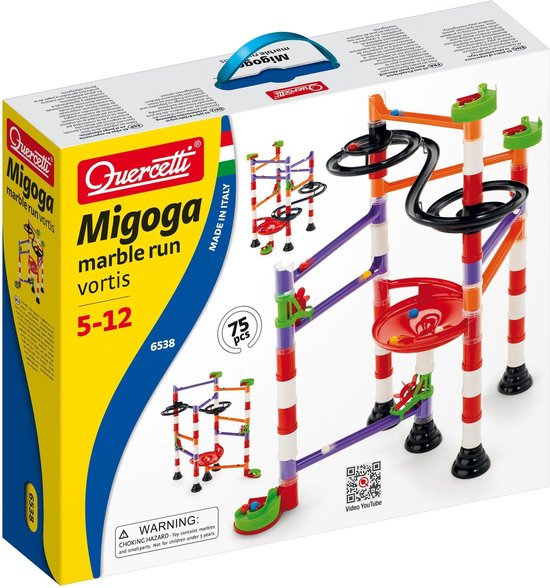Migoga 75-delige knikkerbaan Vortis