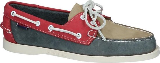 Sebago Dockside Portland Spinnaker Grijze Bootschoen