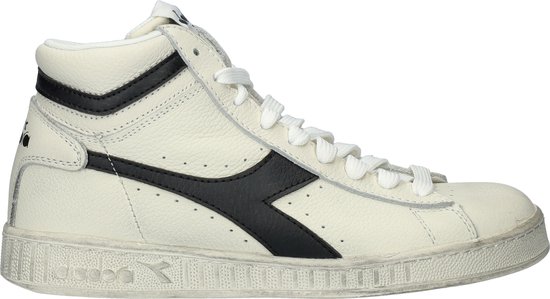 Diadora Game L High Waxed Sneaker Hoog White/black | Maat: 40