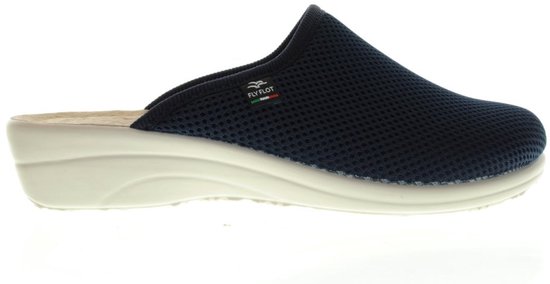 Fly Flot Dames Pantoffel | Blauw | Maat: 38