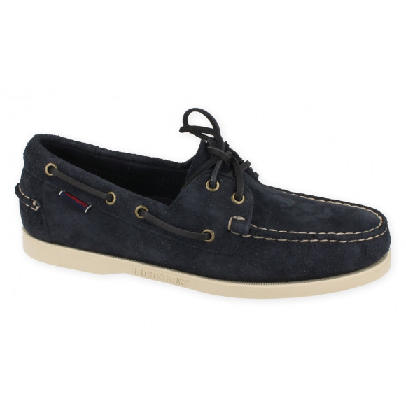 Sebago Heren Portland Flesh Out Blue Navy BLAUW 41