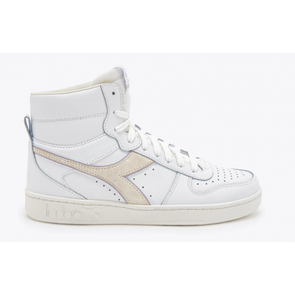 Diadora Magic Basket Mid Leather White/Lilac Marble WIT 41