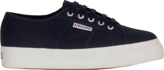 Superga Cotu Flatform Navy | Blauw | Maat: 40