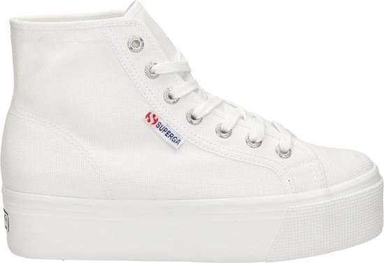 Superga 2708 High Top Hoge sneakers - Dames - Wit - Maat 37