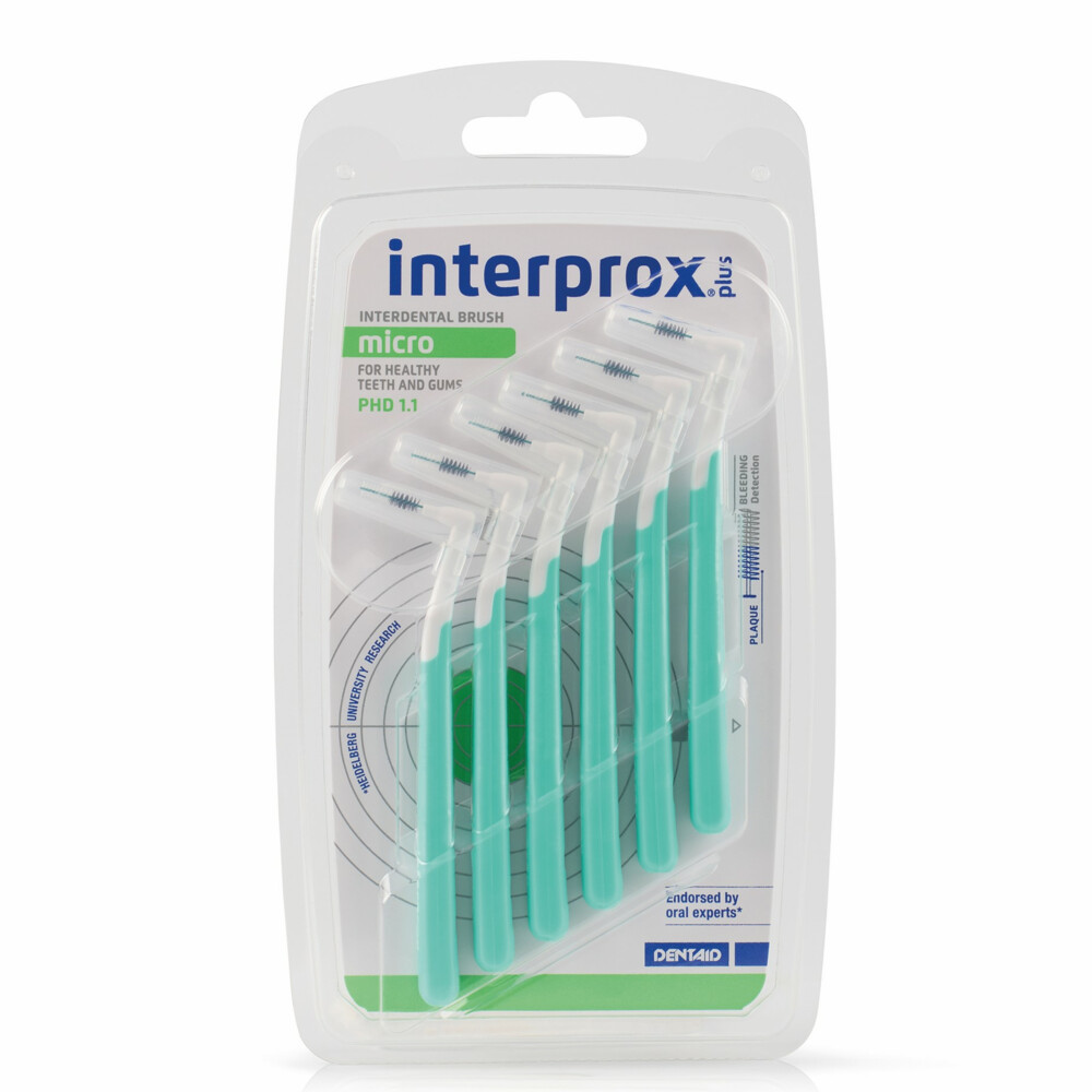 Interprox Plus Brush Interdentaal Micro Groen 6 Stuks