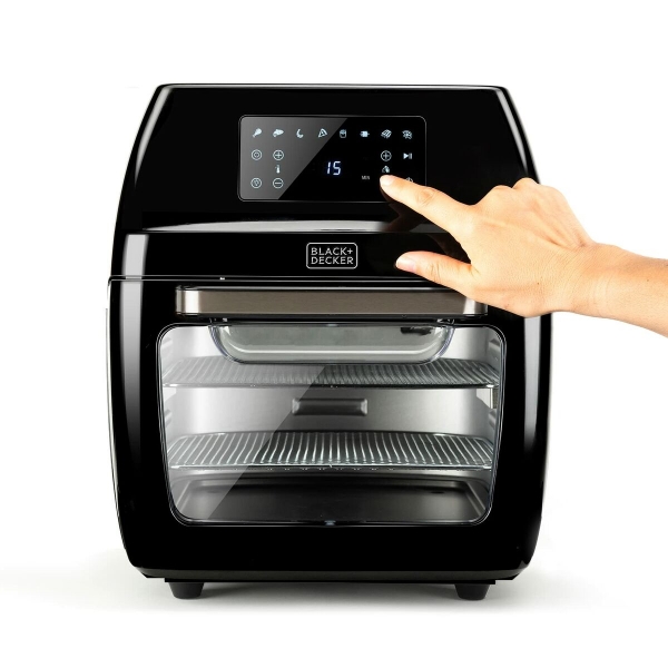 Black&Decker 2-in-1 Airfryer met oven functie BXAFO1200E