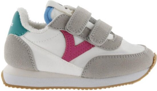 Victoria Meisjes Sneaker Wit/fuschia | Maat: 30