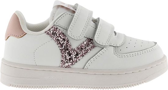 Victoria Meisjes Sneaker Wit/nude | Maat: 24