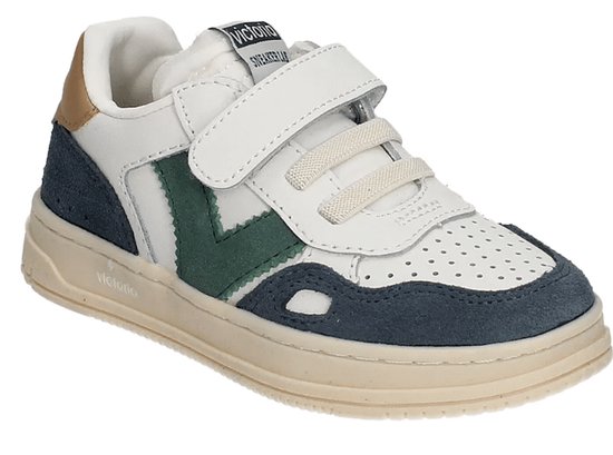Victoria Jongenssneaker Wit/blauw | Maat: 31