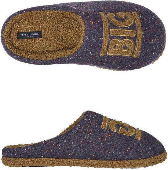 Ysabel Mora heren pantoffel BLAUW 41/42