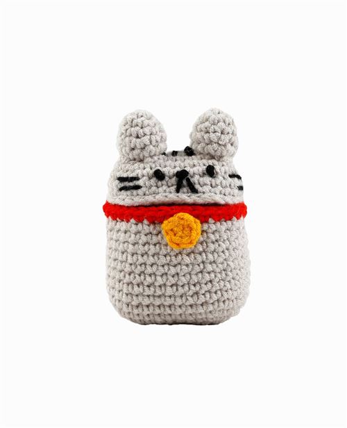 Hoesje voor Airpods 1 en 2 Funny Airpods met haakje in de vorm van een kat