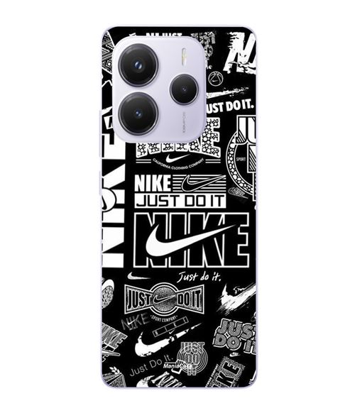 Ontwerp Xiaomi Redmi Note 14 5G Nike air logo Download Nike Graffiti Noir et blanc Maniacase