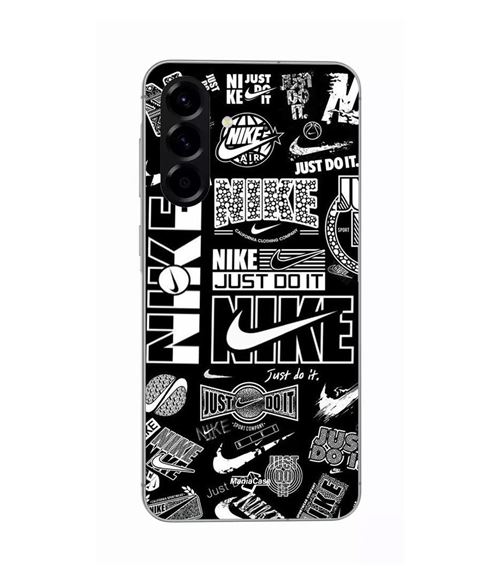 Etui Voor Samsung Galaxy A36 Nike air logo Download Nike Graffiti Zwart Wit Maniacase