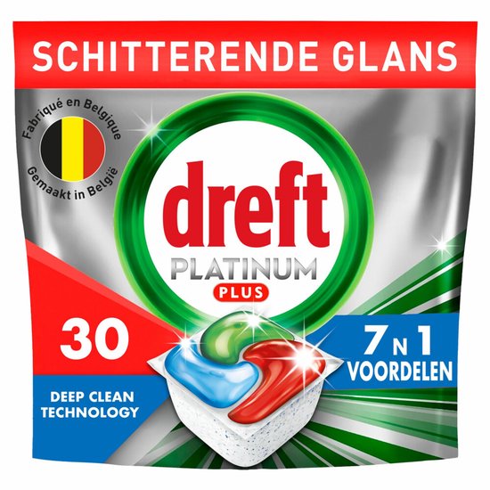 Dreft Vaatwastabletten Platinum Plus All In One Deep Clean 150 stuks