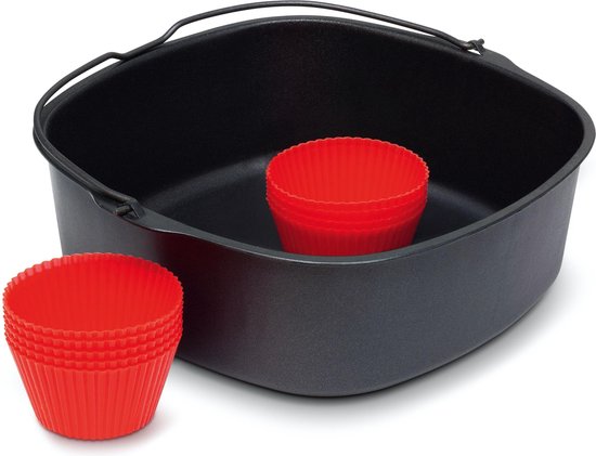 Philips Airfryer Kit Baking Pan En Muffin Cups (hd9925/01)