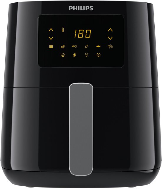 Philips Airfryer Essential HD9252/70 1400 W Zwart en Zilver