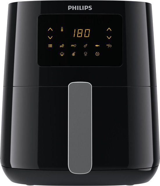 Philips Airfryer Essential HD9252/70 1400 W Zwart en Zilver