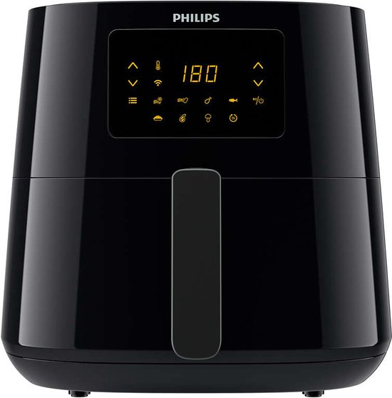 Philips Home HD9280/70 Airfryer 6.2 l 2000 W Appbased Zwart