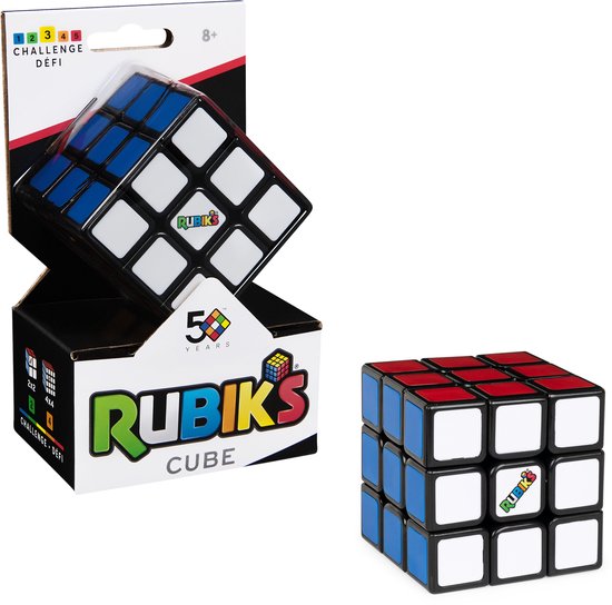 Rubik's - 3x3-kubus voor het oplossen van kleurrijke uitdagingen - Breinbreker