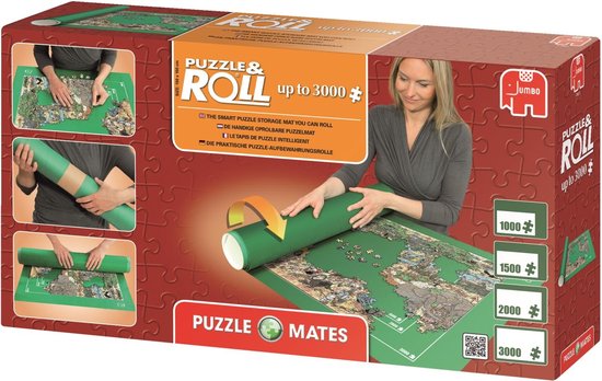 Jumbo Puzzle & Roll Puzzelrol 1000 tot 3000 Stukjes - 150x100cm - Puzzelmat