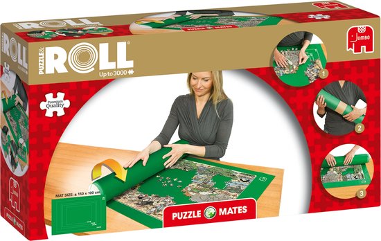 Jumbo Puzzle & Roll Puzzelrol 1000 tot 3000 Stukjes - 150x100cm - Puzzelmat
