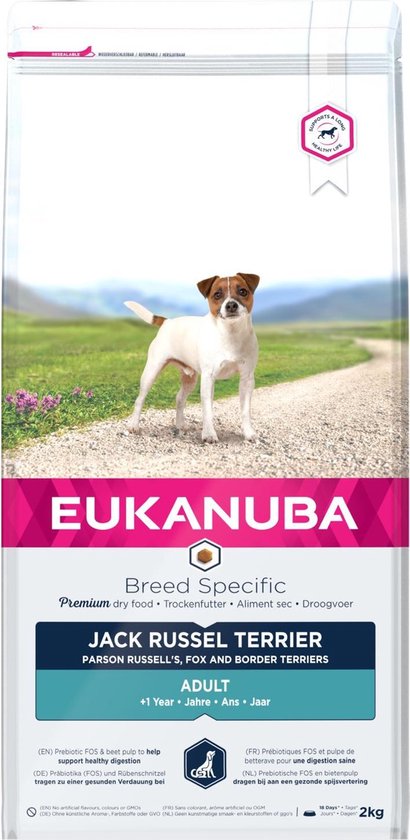 2kg Jack Russell Terriër Eukanuba Breed Specific Hondenvoer