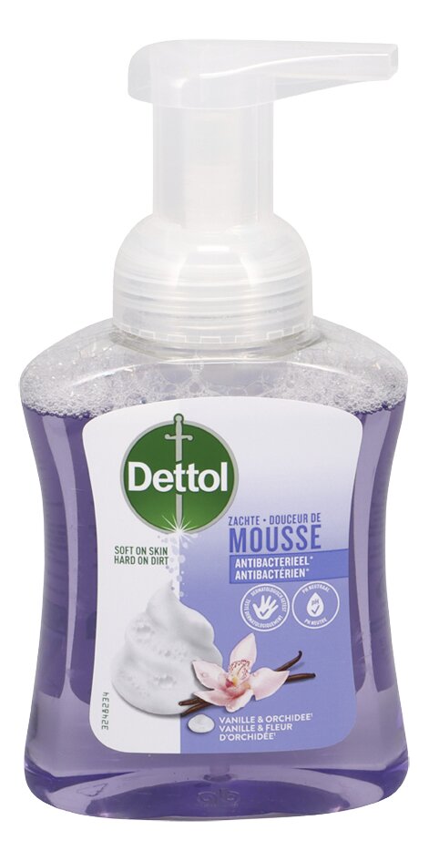 dettol handzeep mousse kersenb/van 250ml