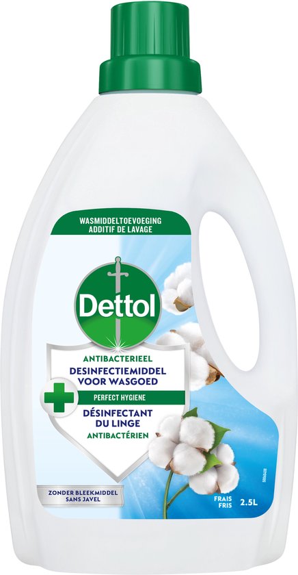 Dettol Antibacterieel Desinfectiemiddel voor wasgoed - Fris - Wastoevoeging - 2,5L