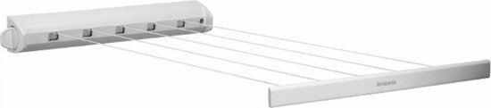 Brabantia Roldrooglijn 22m Wit - Kunststof - Breedte 48.3cm