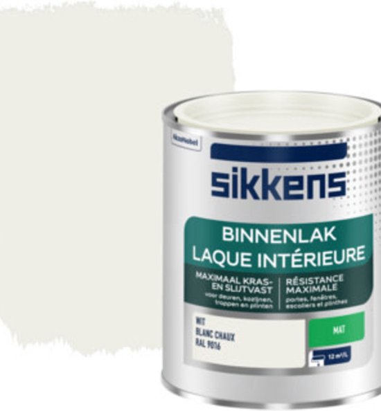 Sikkens Binnenlak Mat - Ral 9016 - 0