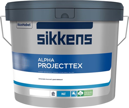 Sikkens Alpha Projecttex - Op Kleur Gemengd - 10L