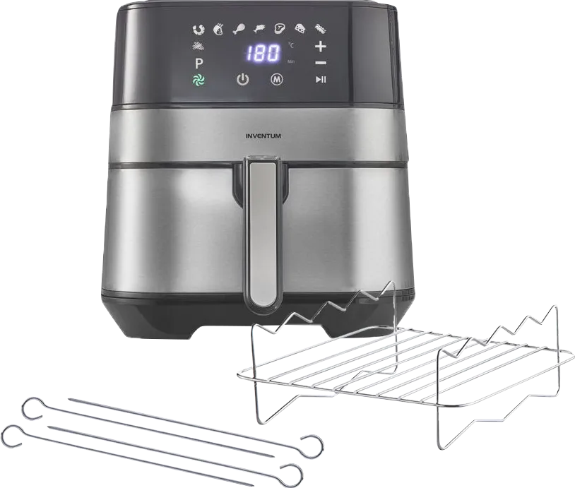 Airfryer Inventum 5 liter zwart/RVS