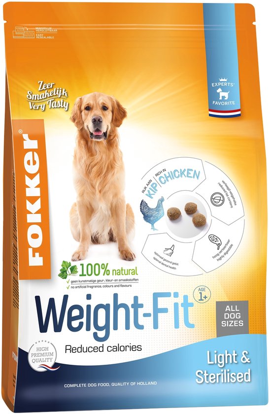 Nourriture pour chien light fit - 13 kg
