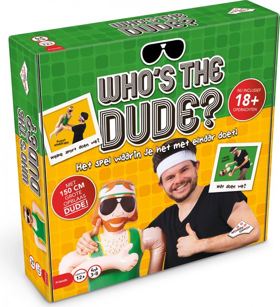 Who's The Dude? - Partyspel - Inclusief levensgrote opblaaspop