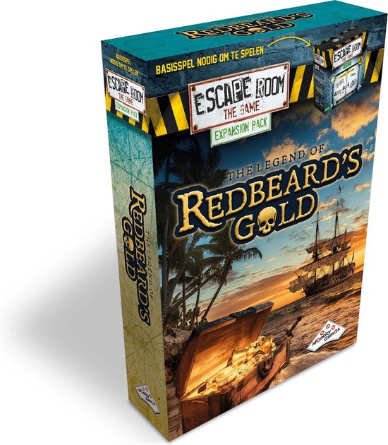 Escape Room The Game uitbreidingsset The Legend of Redbeard's Gold - Breinbreker