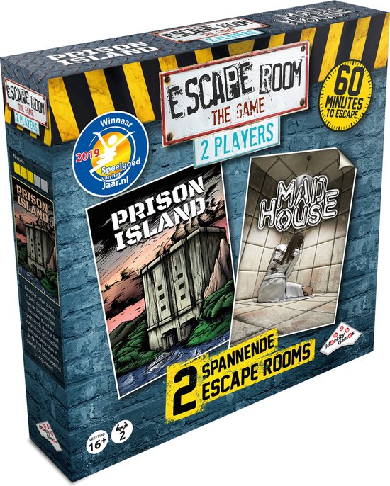 Escape Room The Game voor 2 spelers - Breinbreker - Ontsnap binnen de tijd