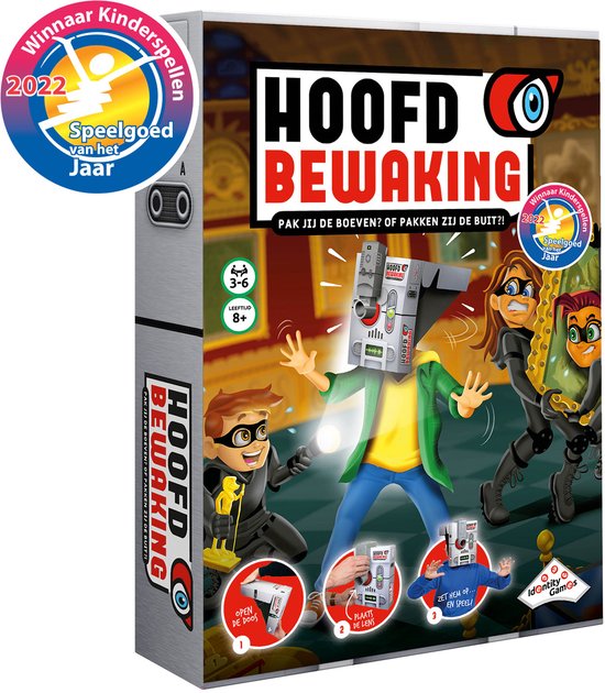 Hoofd bewaking - Actiespel - Winnaar Speelgoed van je het Jaar