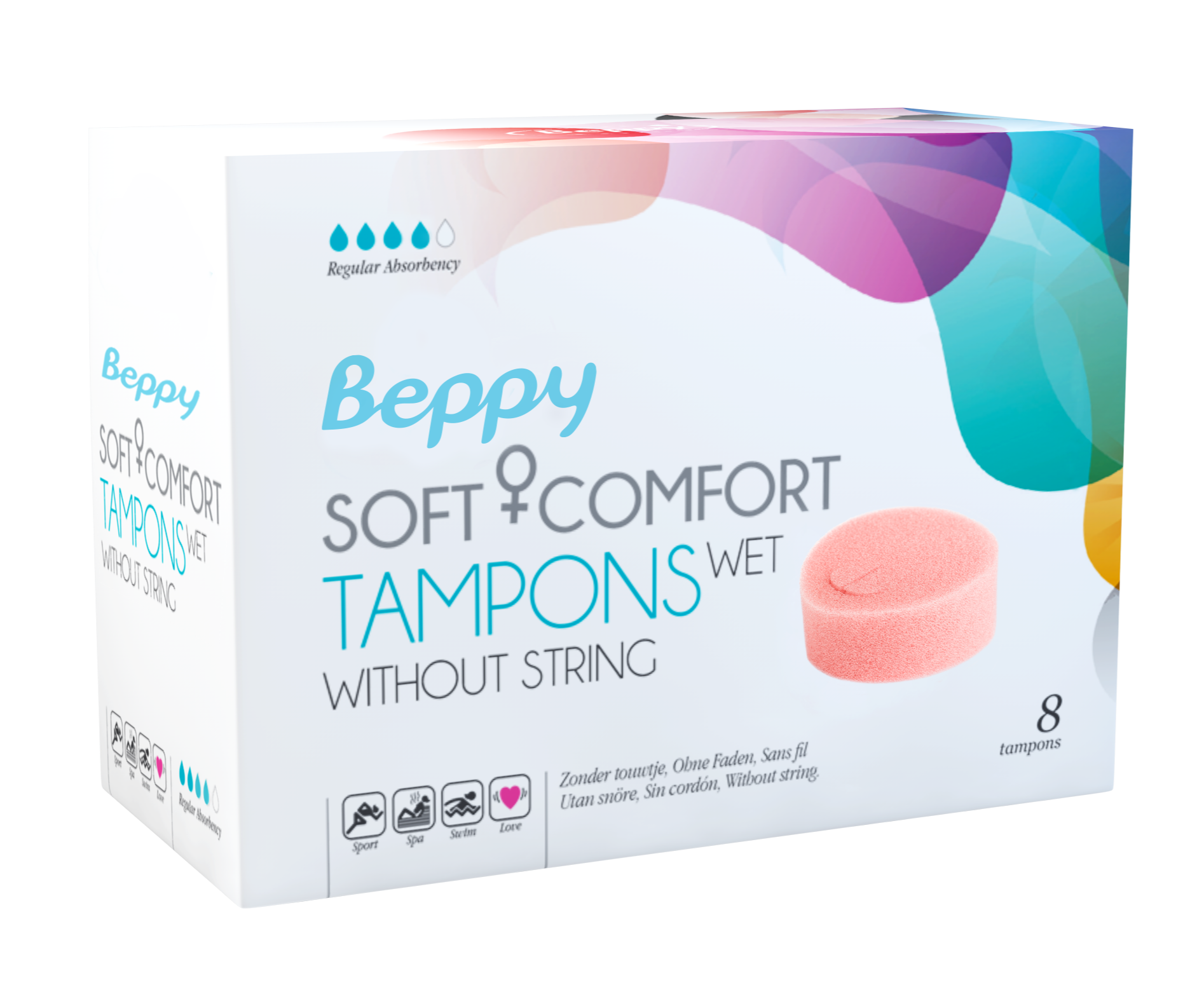 Beppy Soft Comfort Tampons Wet 8 Tampon