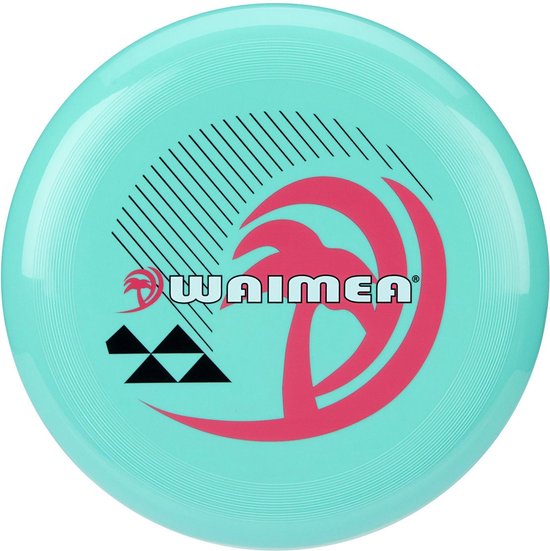 Waimea Werp Disk Frisbee 27cm Palm Springs Muntgroen-Roze
