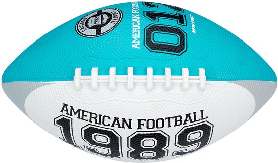American Football 16ri Aqua/wit/grijs | Maat: Medium
