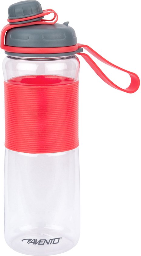 Drinkfles 0.6l Avento Twisted | Rood | Maat: One Size