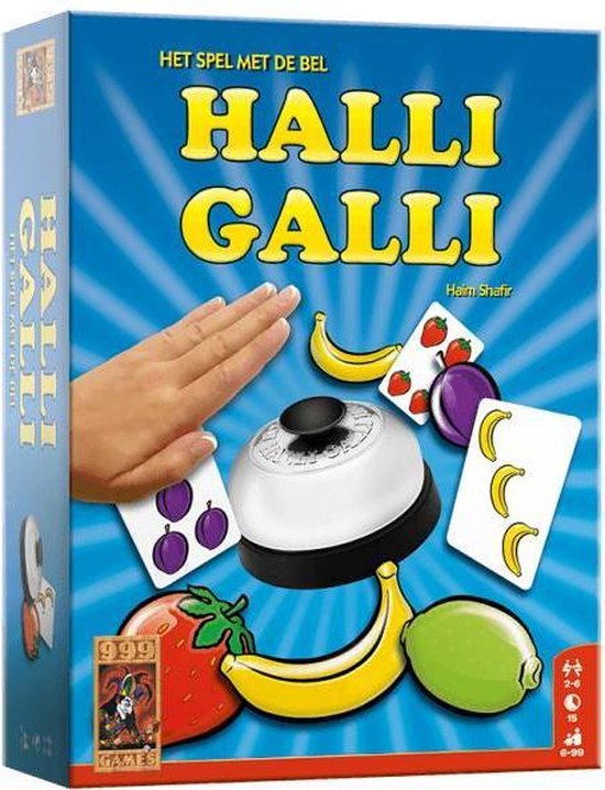 Kaartspel Halli Galli - Het spel met de bel