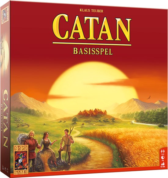 999 Games - Catan - Basisspel - Bordspel - Het populaire handelsspel - 15+ spellenprijzen wereldwijd - Gezelschapsspel - Familiespel