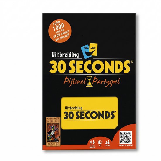 999 Games - 30 Seconds ® Uitbreiding Bordspel - Partyspel - Upgradeset met 240 kaarten