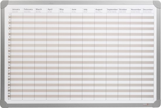 Desq magnetische jaarplanner