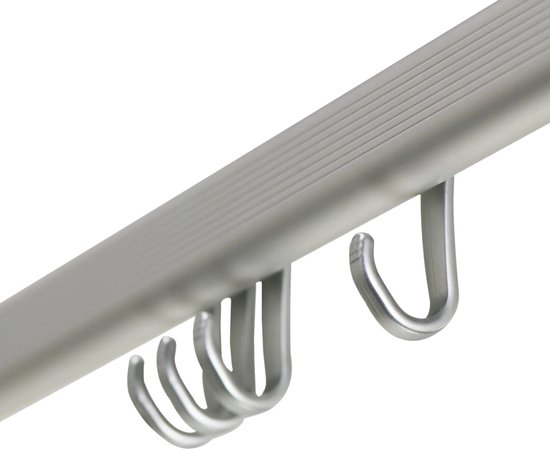 Sealskin Easy Roll Douchegordijnstang Aluminium Mat