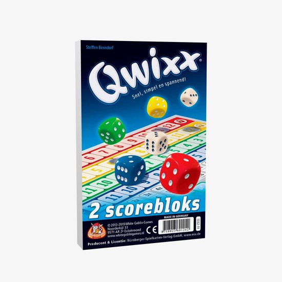 Qwixx scorebloks