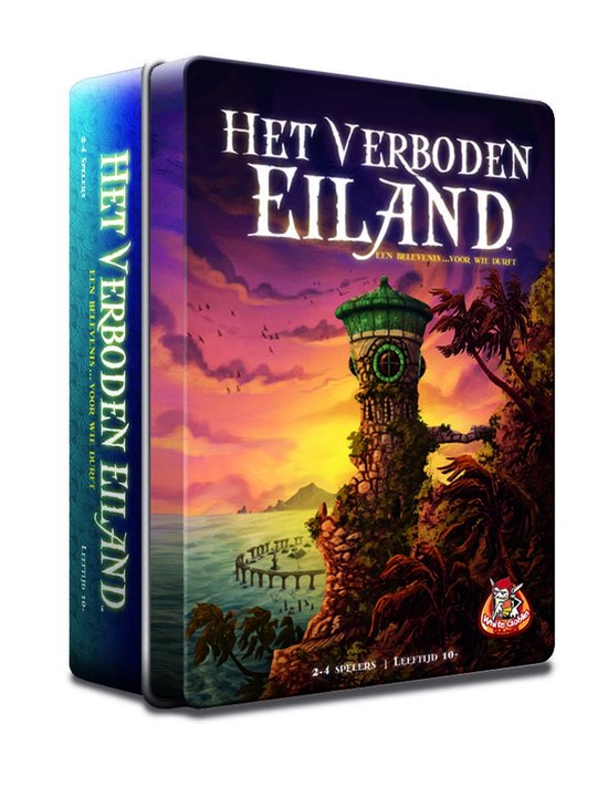 White Goblin Games - Het Verboden Eiland - Coöperatief spel - 2 tot 4 spelers - Vanaf 10 jaar - Samenwerken en Strategie - 30 minuten